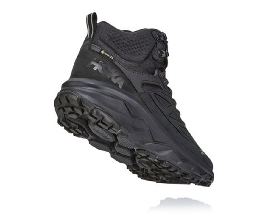 Hoka One One Yürüyüş Botları Erkek Siyah - Challenger Mid Gore-Tex - SM1265473